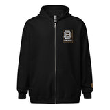 Stitched DB Stacked heavy blend zip hoodie
