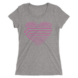 The Heart Of Hockey Ladies' Tri-blend short sleeve t-shirt - Donnybrook Hockey Club