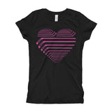 The Heart of Hockey Girl's T-Shirt