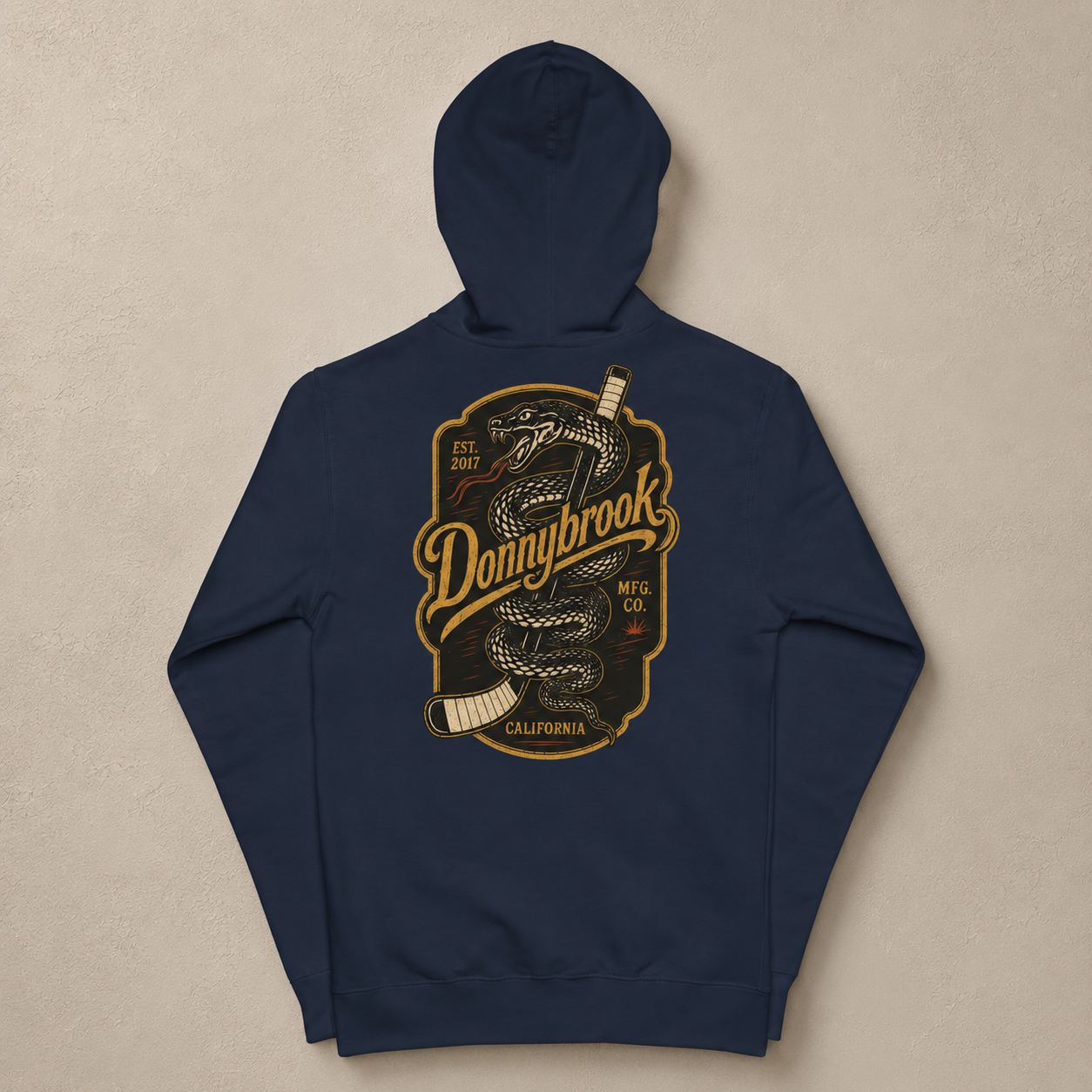 Snakebite fleece zip up hoodie