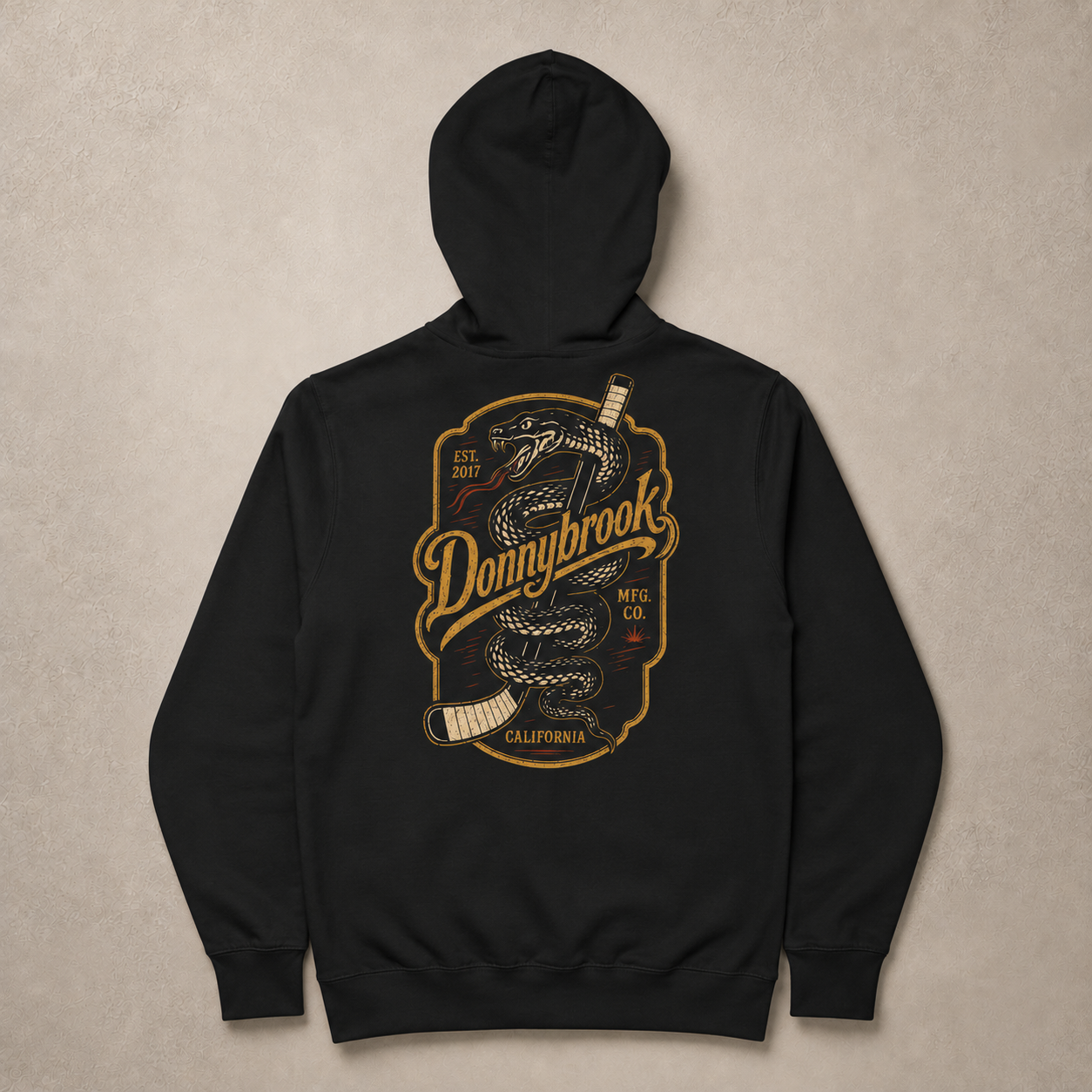 Snakebite fleece zip up hoodie