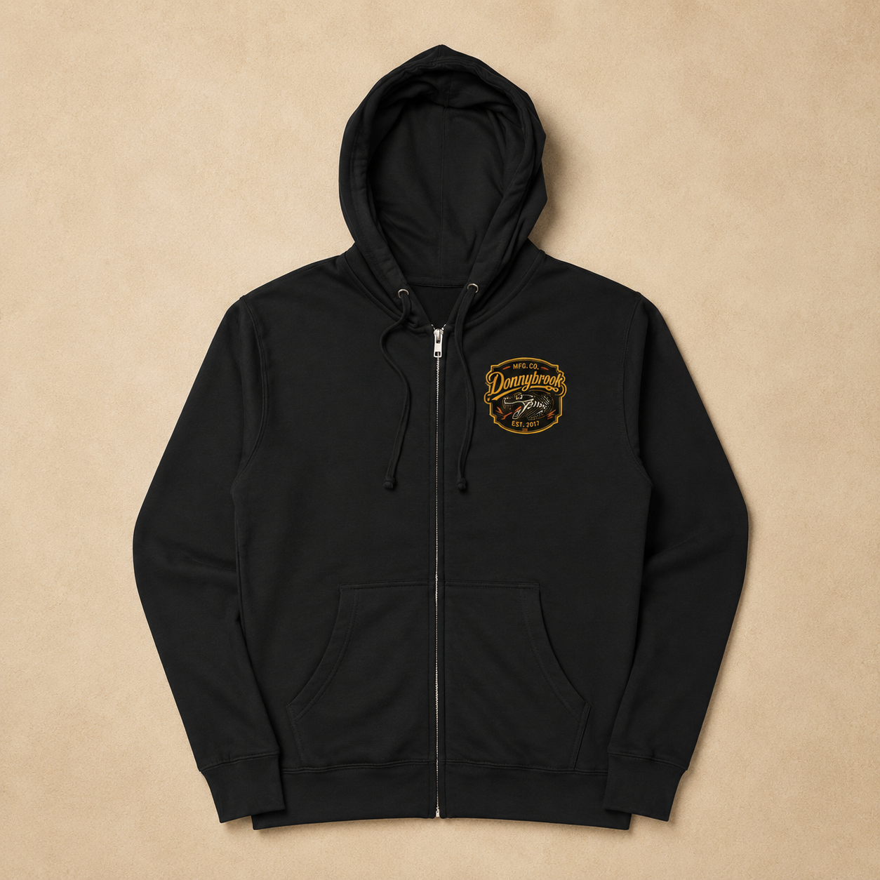Snakebite fleece zip up hoodie