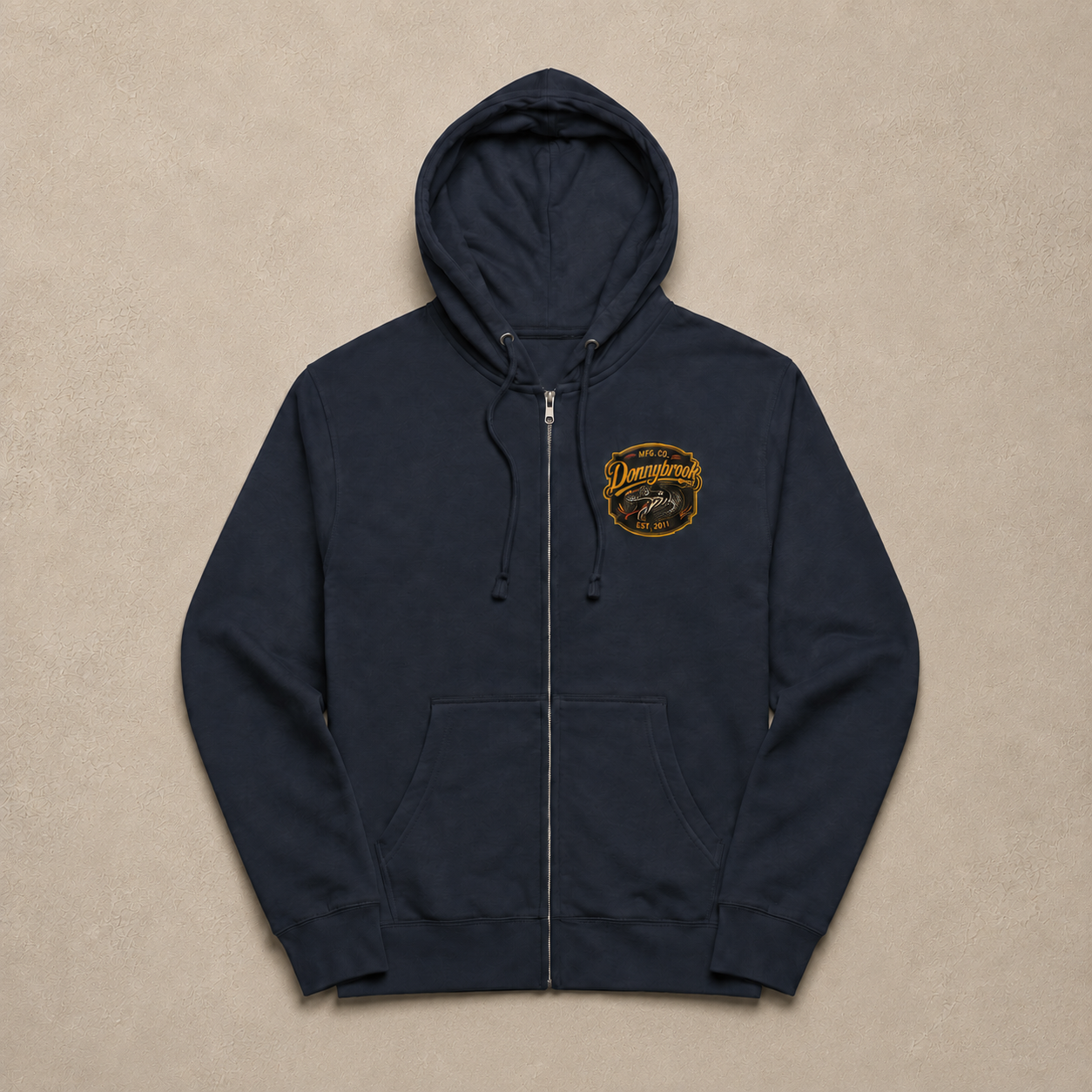 Snakebite Fleece Zip Up Hoodie