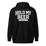 HOLD MY BEER heavy blend zip hoodie