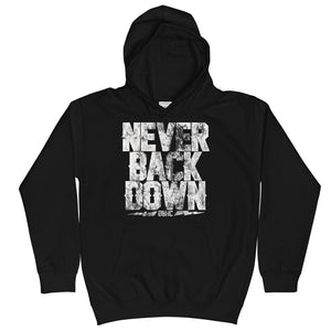 Never Back Down Kids Hoodie - Donnybrook Hockey Club