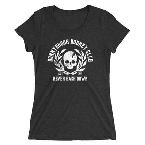 Skull and lightning Ladies' short sleeve t-shirt - Donnybrook Hockey Club
