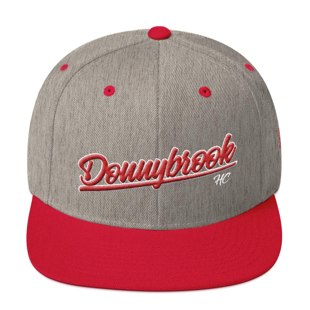 Donnybrook Hockey Club Script Snapback. Available in Multiple colors - Donnybrook Hockey Club