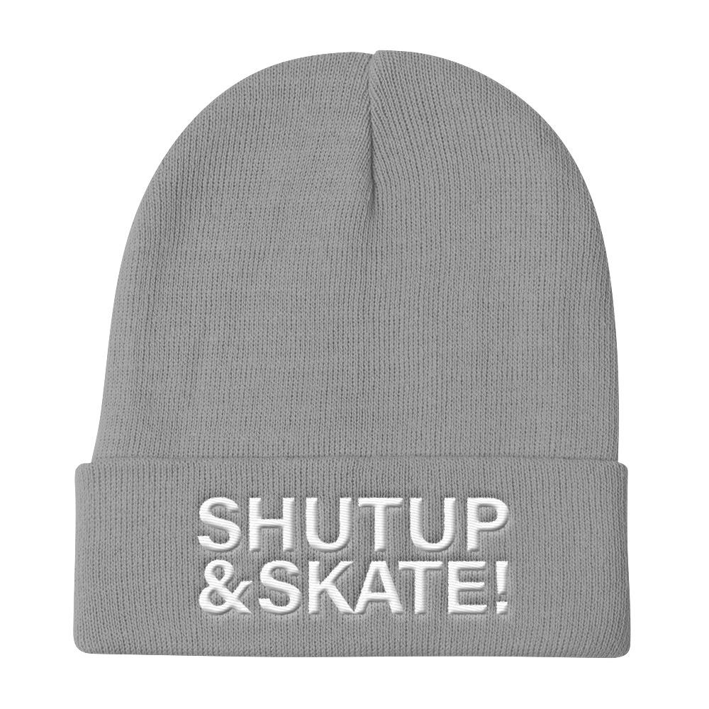 SHUTUP & SKATE Knit Beanie