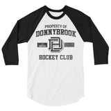 Property Of Donnybrook Hockey Club 3/4 sleeve raglan shirt